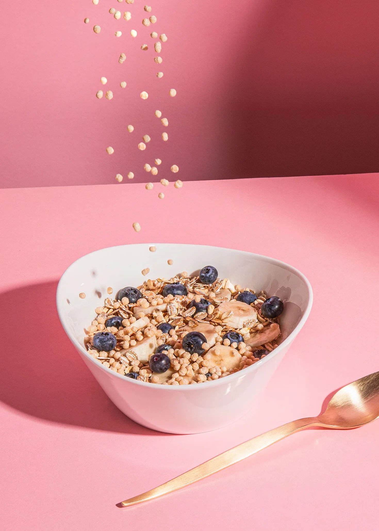KoRo - Bolitas proteicas de soja 1 kg. Cereales fitness saludables con un 60 % de proteína vegana..