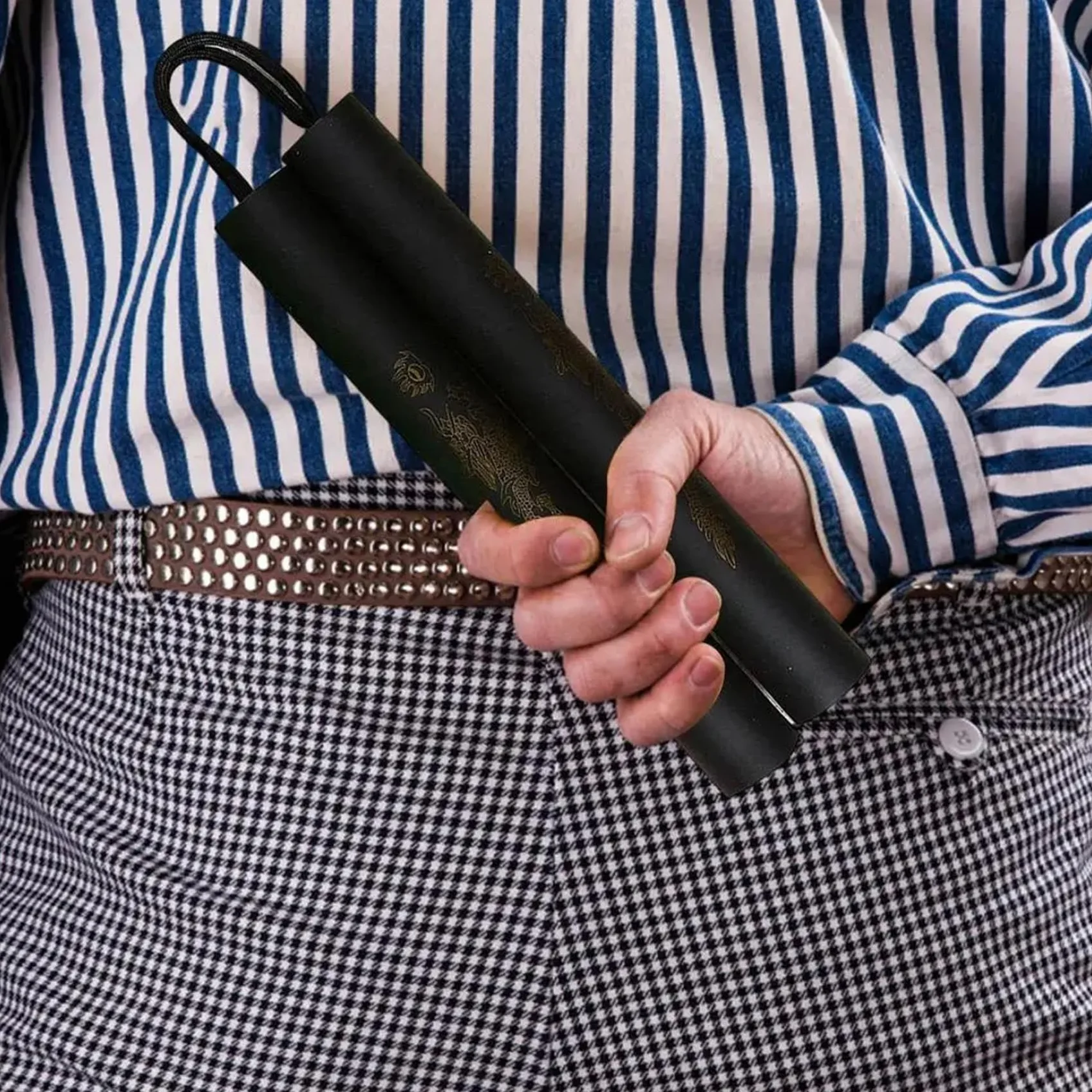 Nunchakus de Espuma para niños, Palos Ligeros de práctica de Artes Marciales, 2 uds.