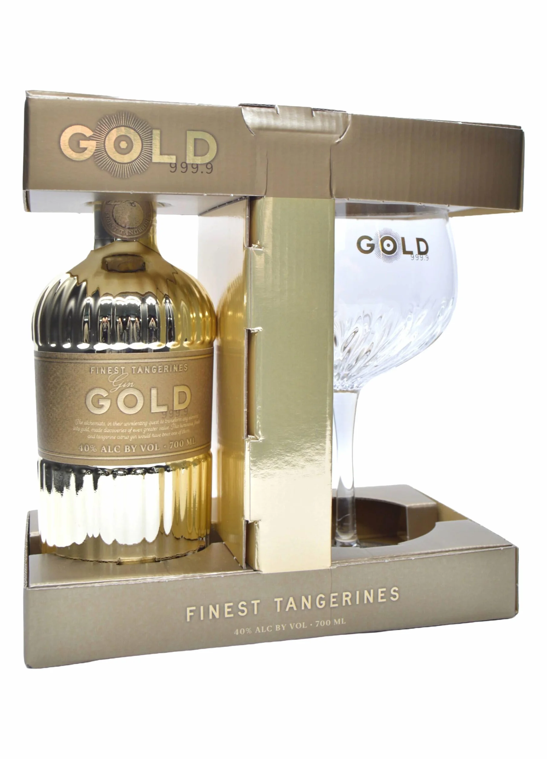 Gold Ginebra 999. 9 700 ml con copa de balón de regalo