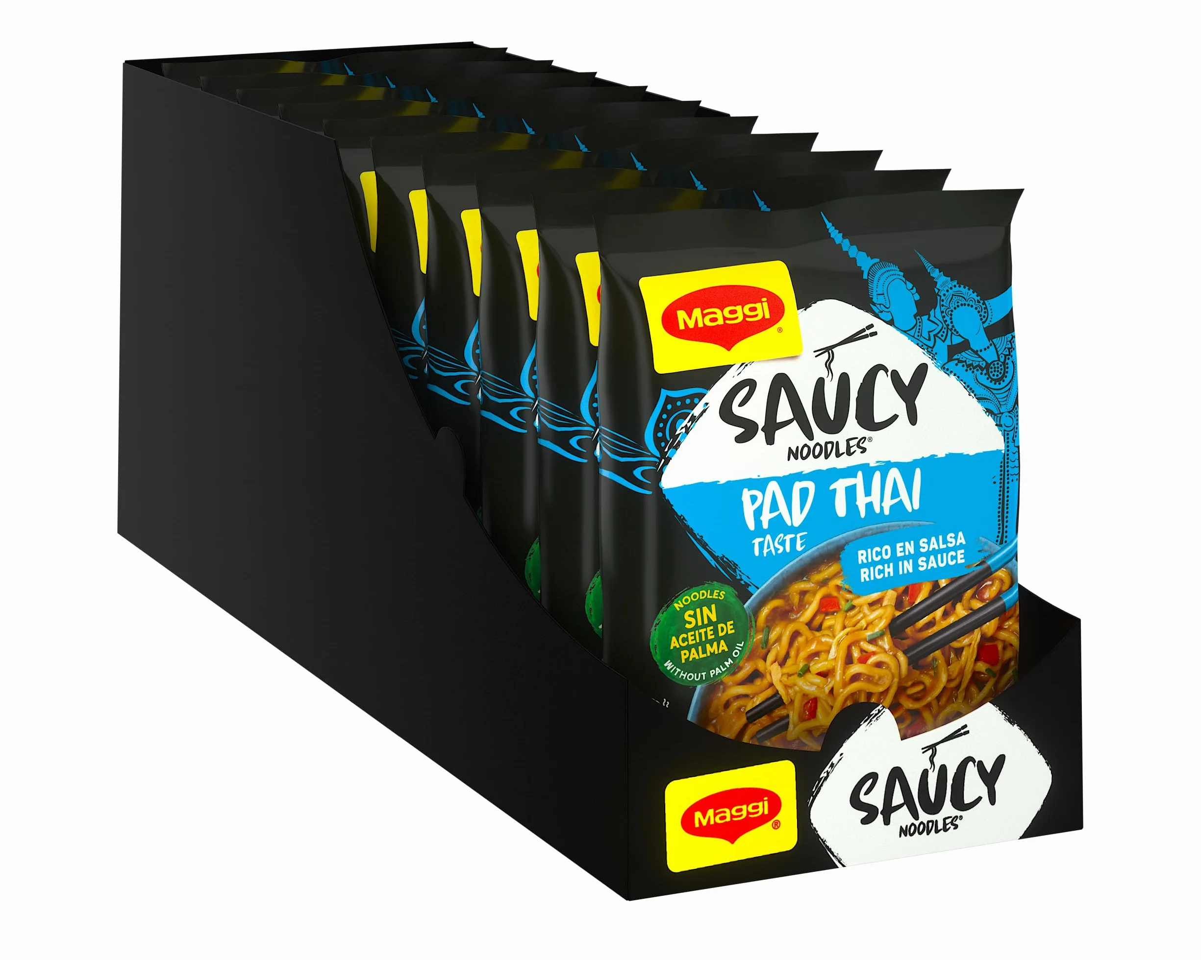 MAGGI Saucy Noodles Pad Thai - Sobre 8x128g | Listos en 4 minutos