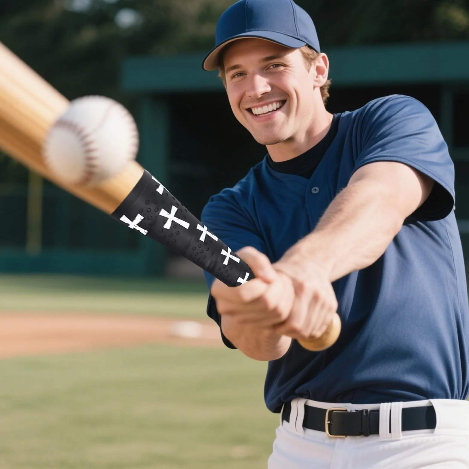Cinta de Agarre para Bate de Béisbol, Precortadas Antideslizantes, Softbol, Accesorios Cristiano