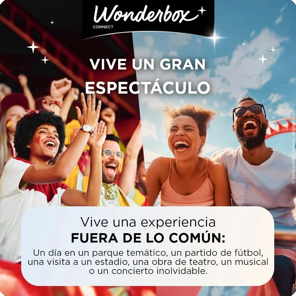 WONDERBOX Connect Sevilla FC Caja Regalo 2 Entradas Stadium Tour Museo History Experience Válido 27 Meses