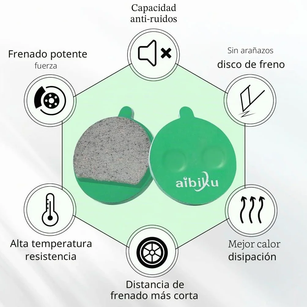 KUGOO M4 M4 Pro Pastillas de Freno de Cerámica 2 Pares Patinete Eléctrico