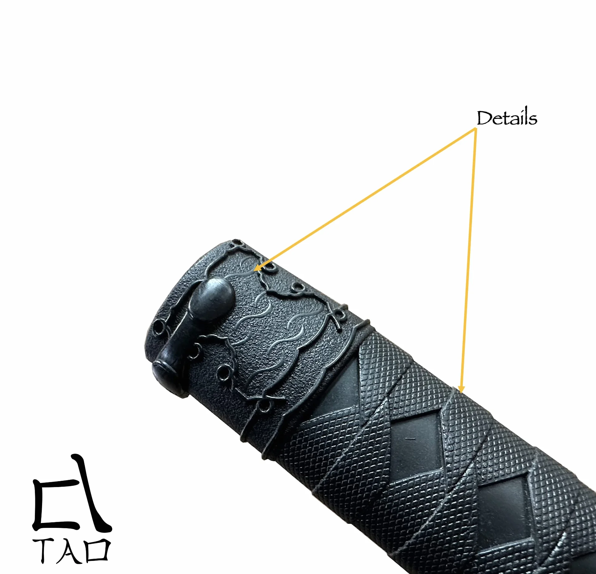 Wakizashi Espada de Entrenamiento Japonesa Polipropileno Tsuba 60 cm