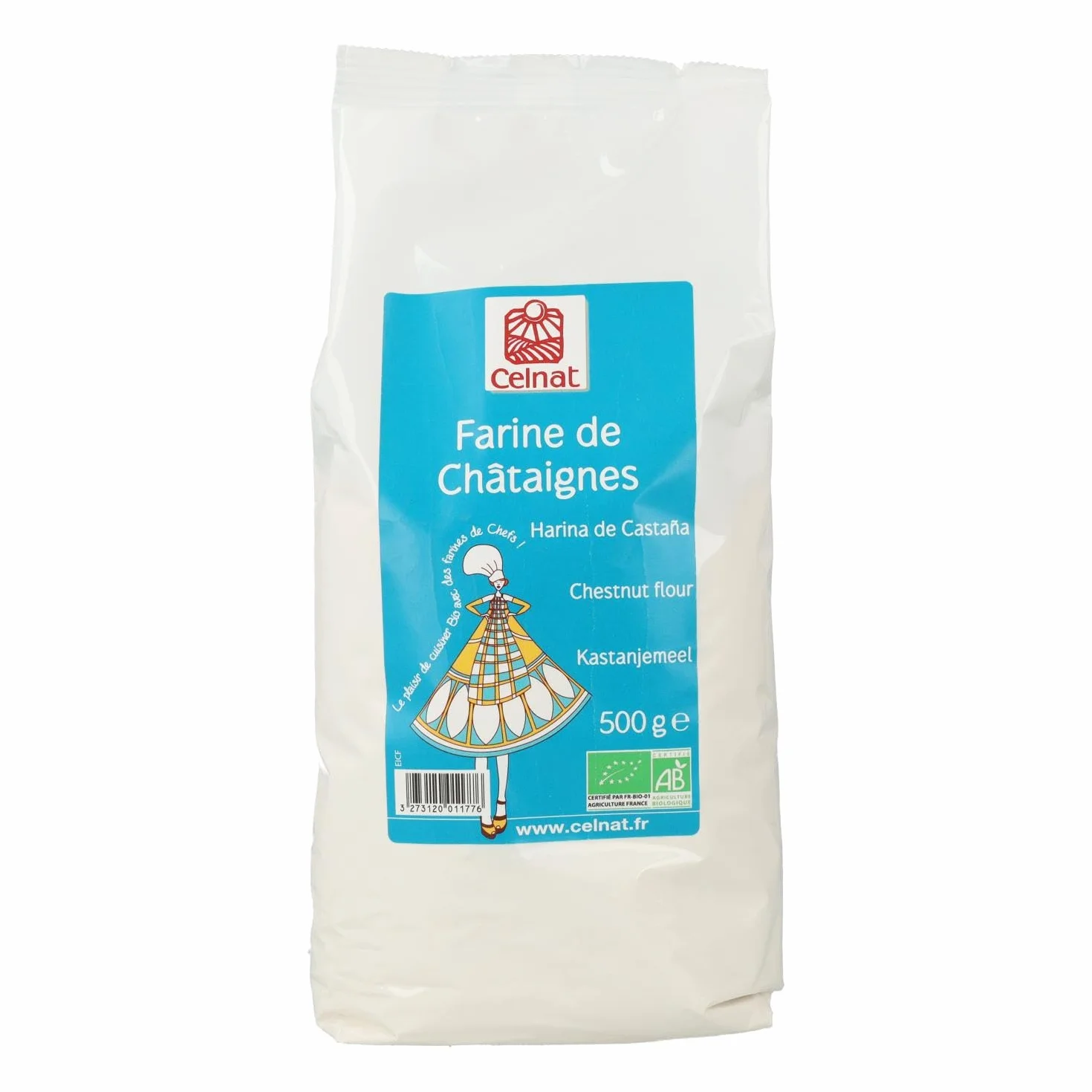 HARINA CASTAÑA 500GR. CELNAT