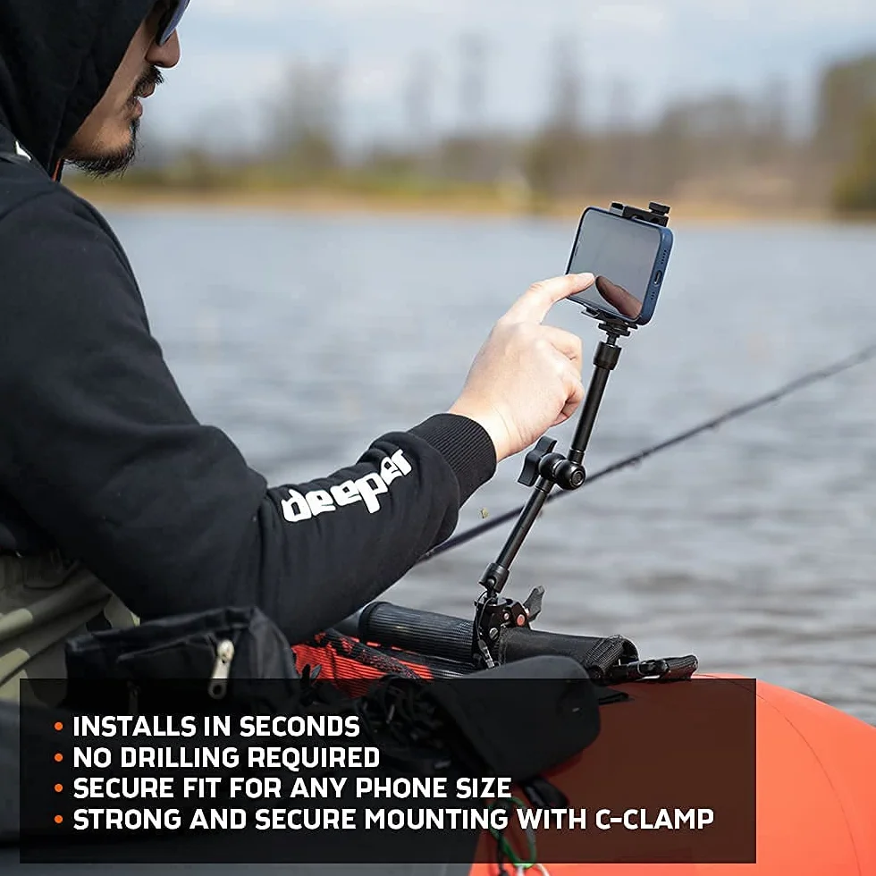 Deeper Soporte para teléfono inteligente para Barco y Kayak