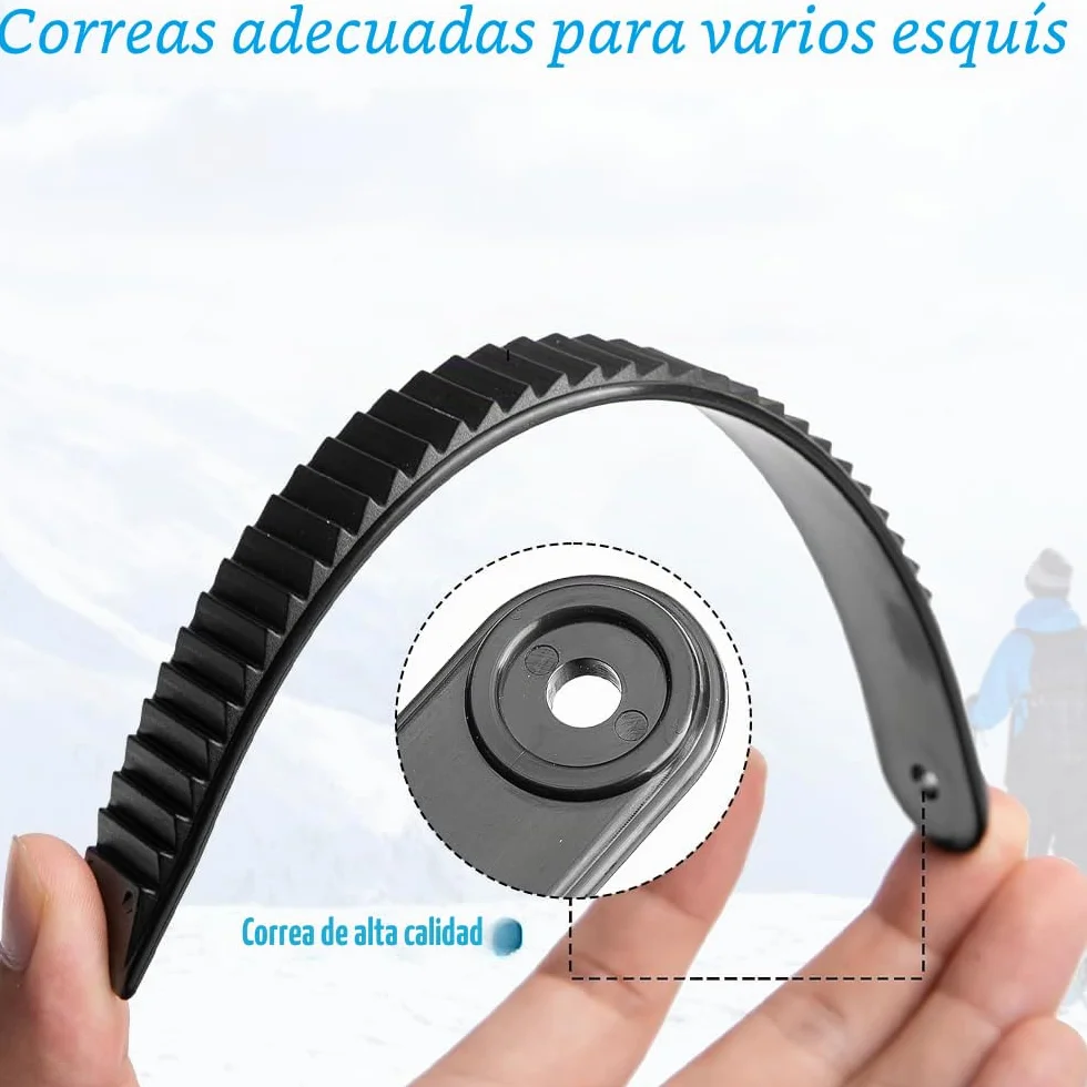 Correas de Tobillo para Snowboard 3 Pares de Repuesto Unión