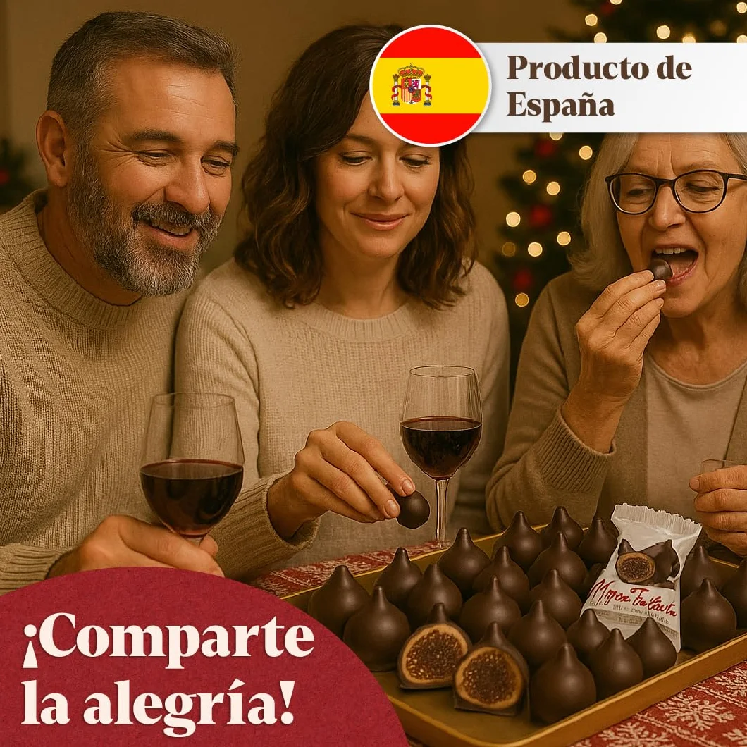 LAPASION - Bombón de higo Trufado con Chocolate | Bombones de Higo | Chocolates para regalar | Bolsa 1 kg | Frutas Trufadas