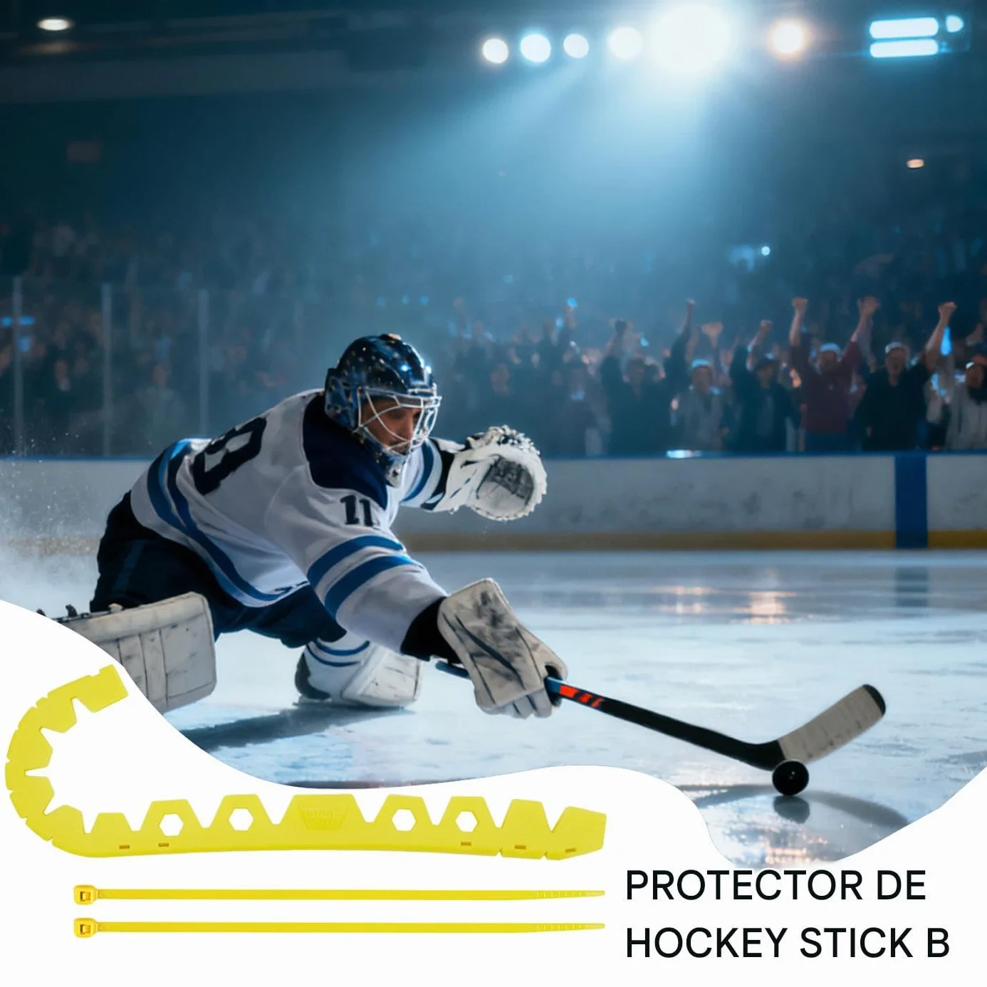 Funda Protectora para Palos De Hockey Senior - Protección Equipo Hockey Patinaje Hielo Accesorios Deportivos