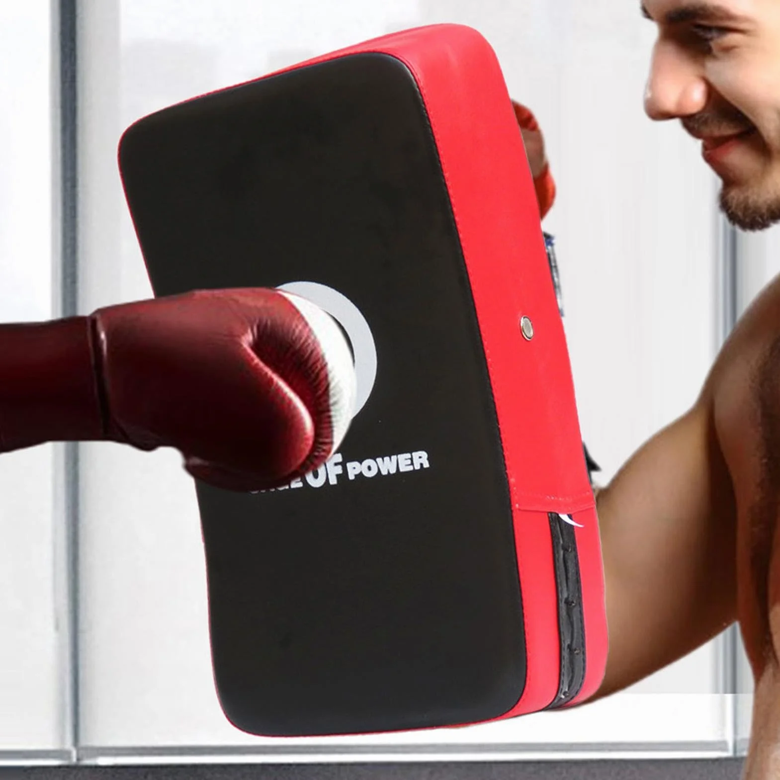 Almohadillas de Mano para Golpear MMA Boxeo Objetivo de Pie Entrenamiento Taekwondo