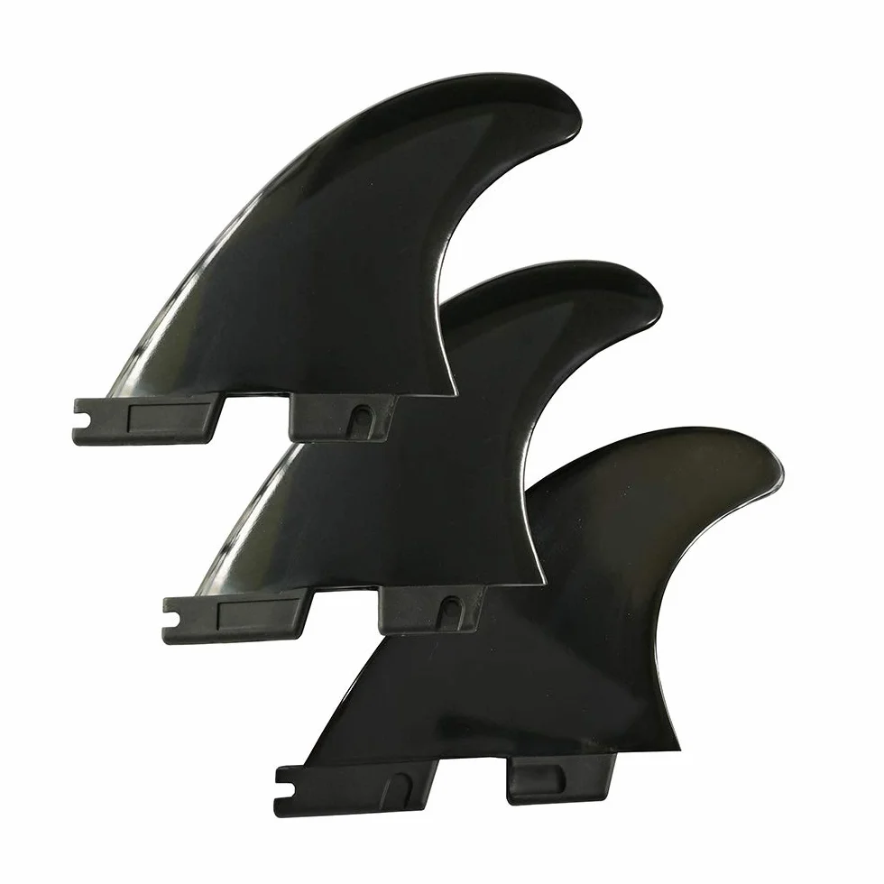 FCS II Fusion Fin Box UP100 1 Centro 2 Laterales Surf Aletas Tabla Surf FCS 2 Tapones 0 Grados 5 Grados
