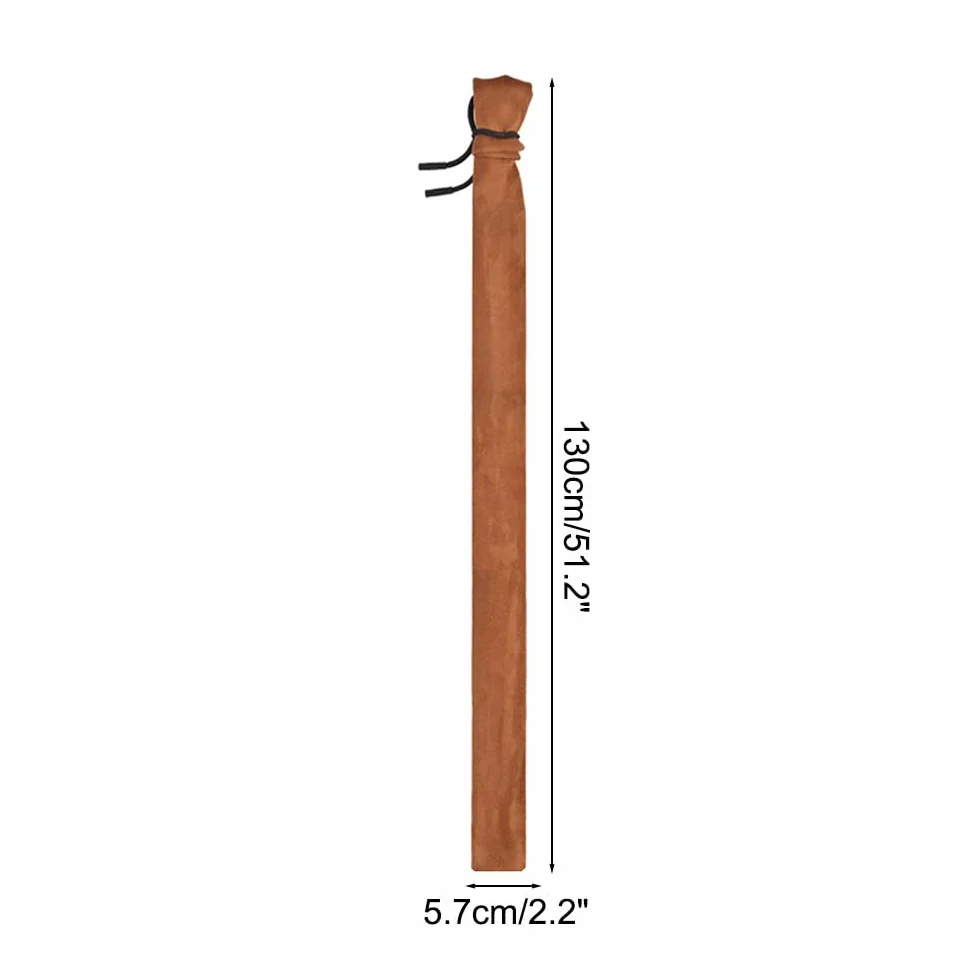 Bolsa para caña de pescar, funda suave de gamuza
