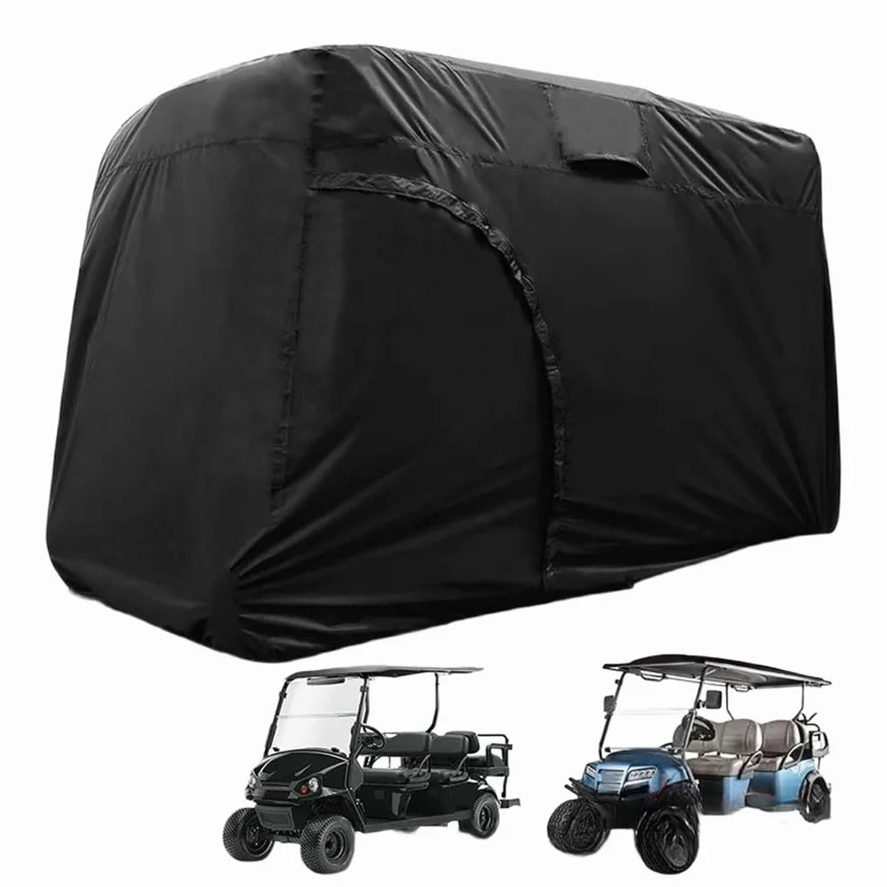 Funda para carrito de golf Oxford impermeable 320x142x198 cm para 2-6 pasajeros