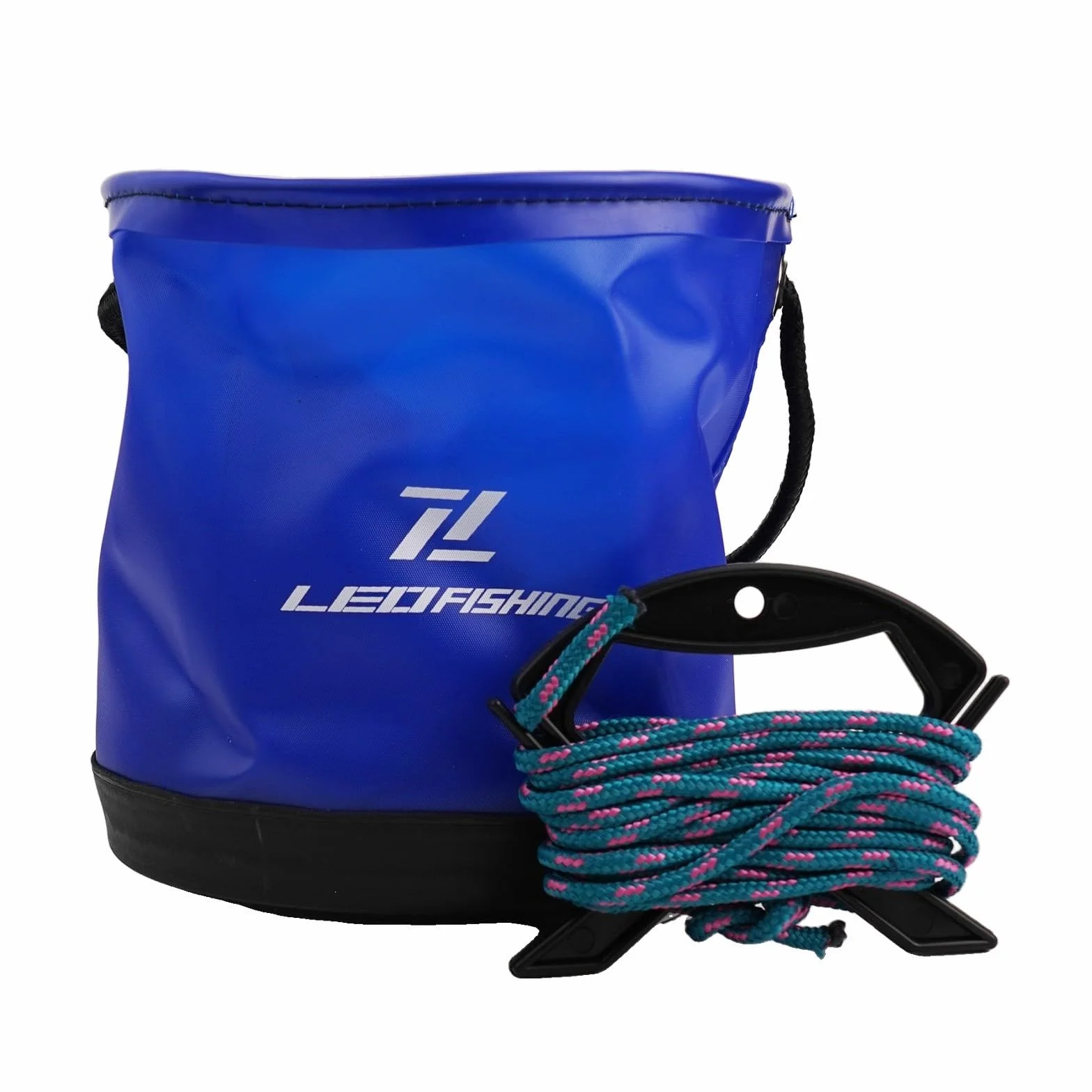 Ecológico 4.5L EVA Cubo de Pesca Portátil para Cebo Vivo Multifuncional Exteriores Azul