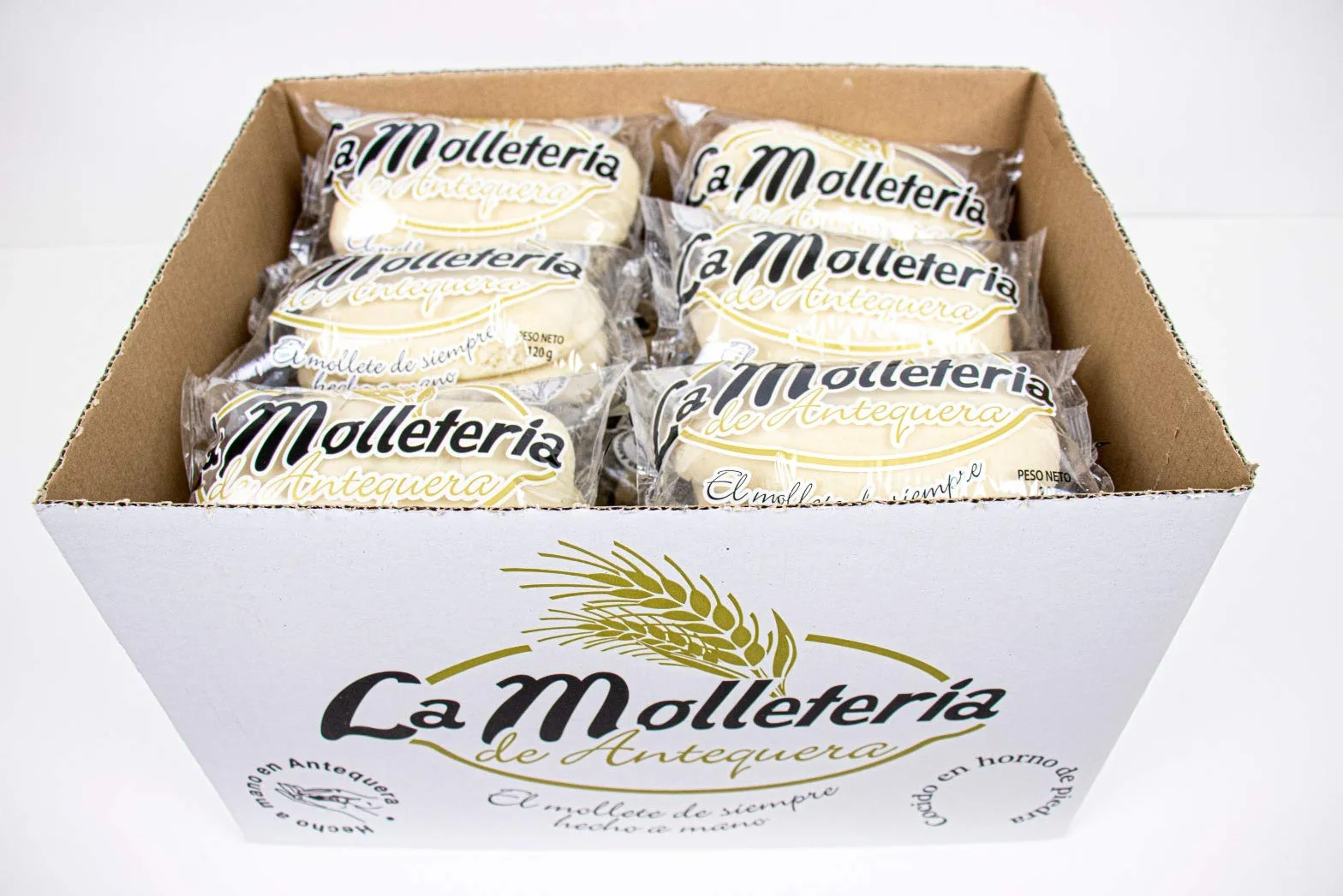 Mollete Mediano 60g 52 uds