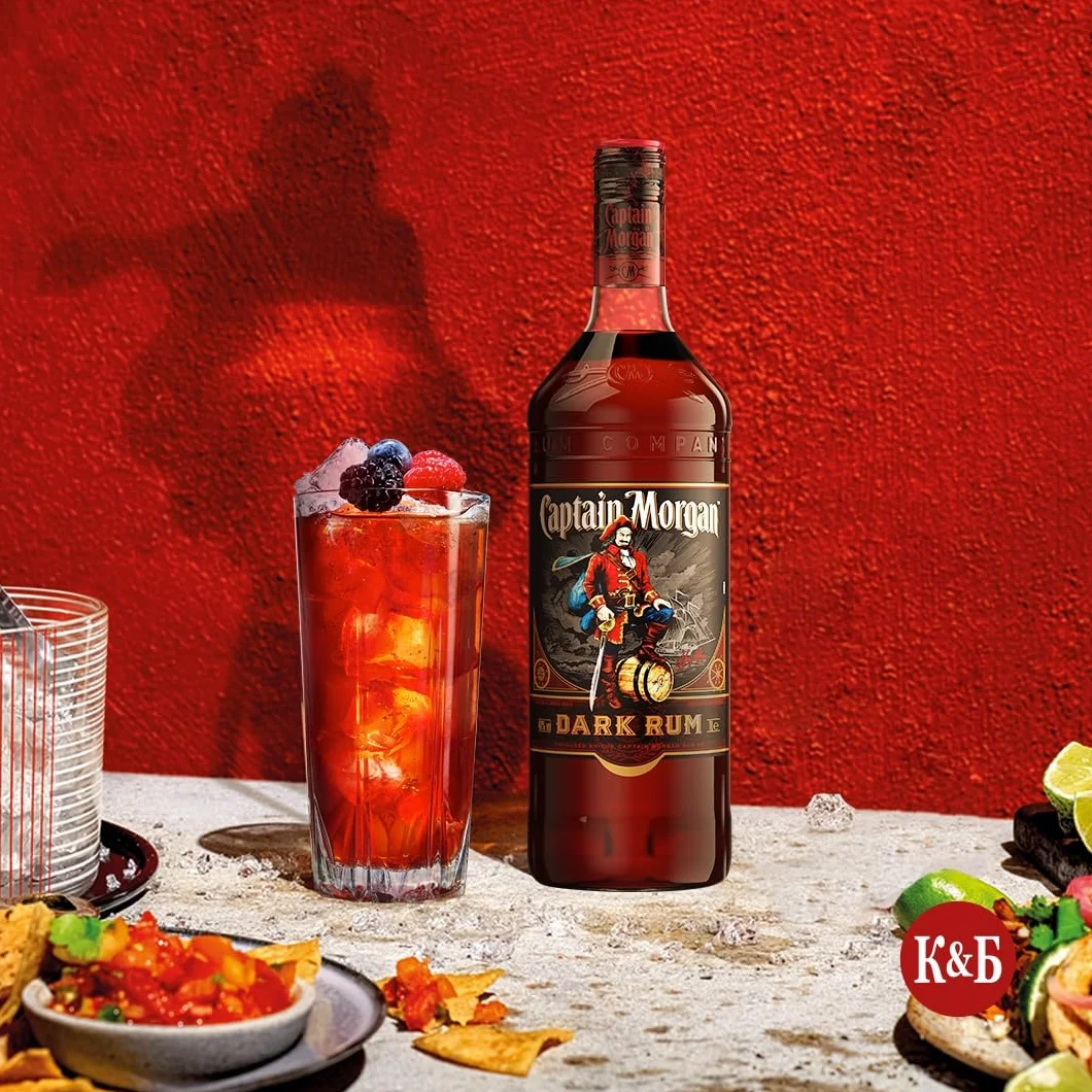 Captain Morgan Dark Rum 1L