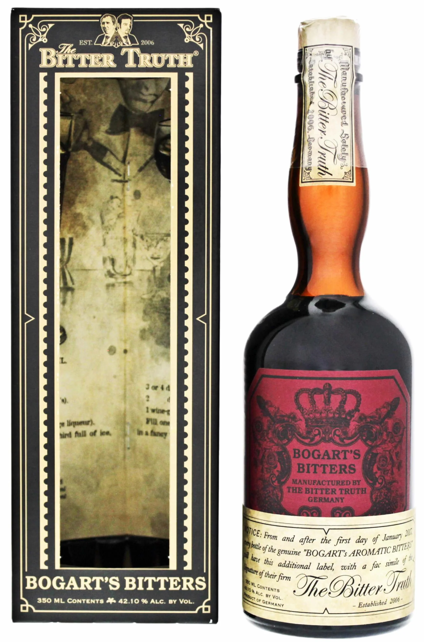 The Bitter Truth Bogart's Bitters 42,1% Vol. 0,35l in Giftbox