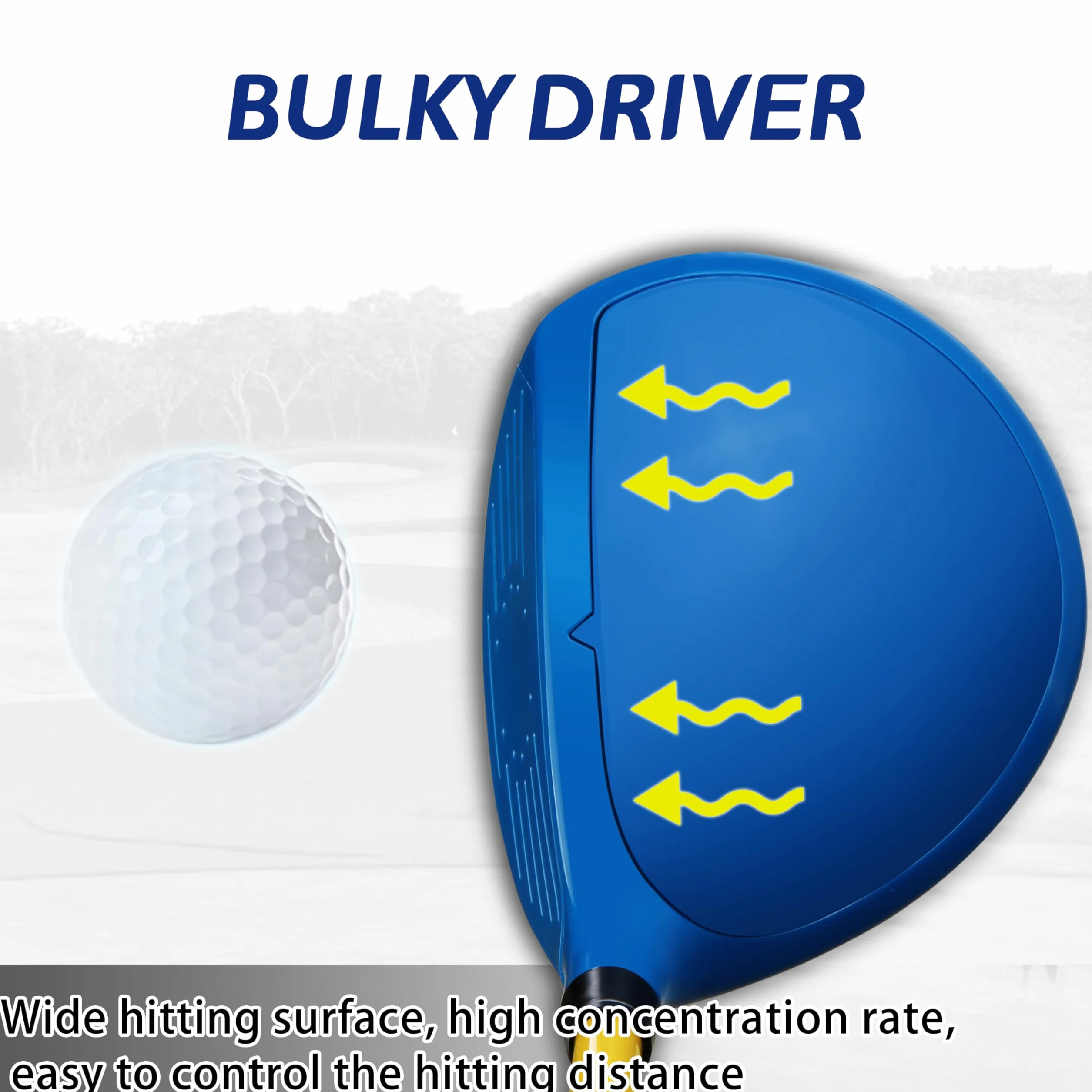 PGM Juego de palos de golf para niños 3 piezas madera hierro putter entrenamiento
