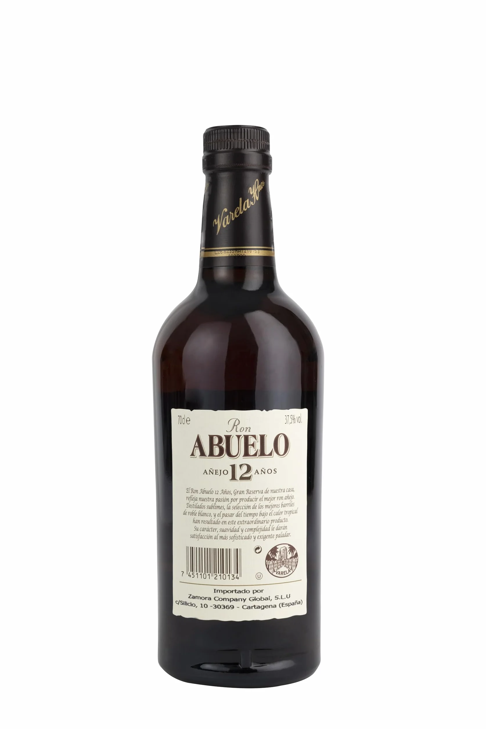 Ron Abuelo Añejo 12 Años Gran Reserva Estuche 700 ml