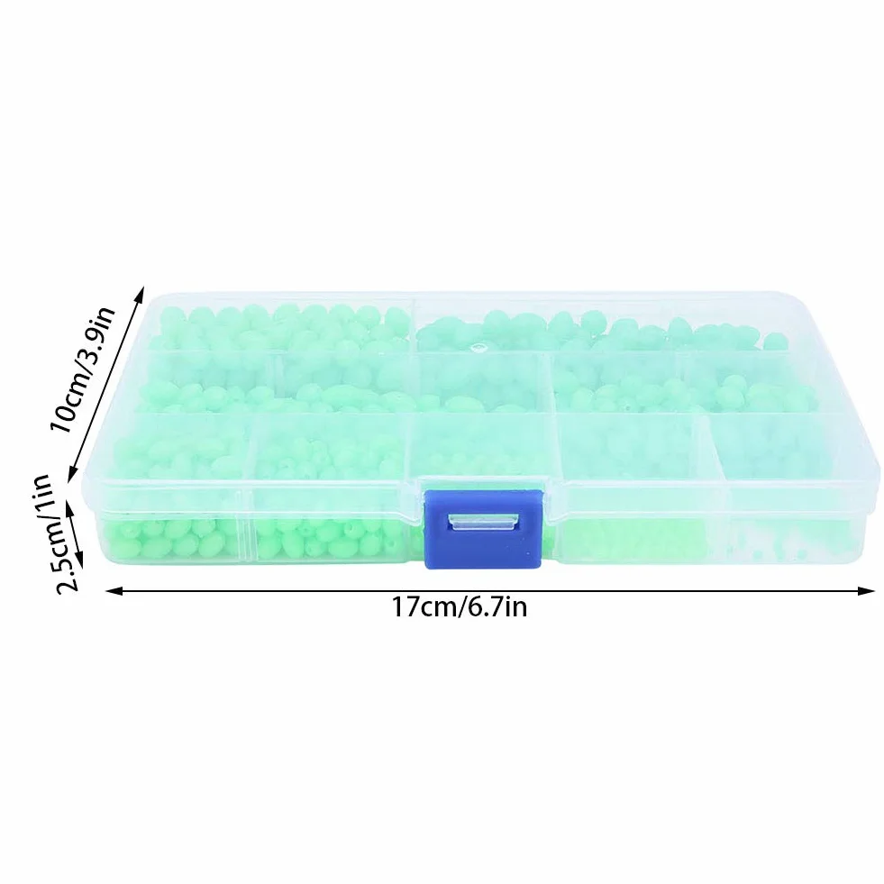 SUNGOOYUE Perlas de Pesca Luminosas 900 Piezas Multifuncional para Pesca Agua Salada Dulce