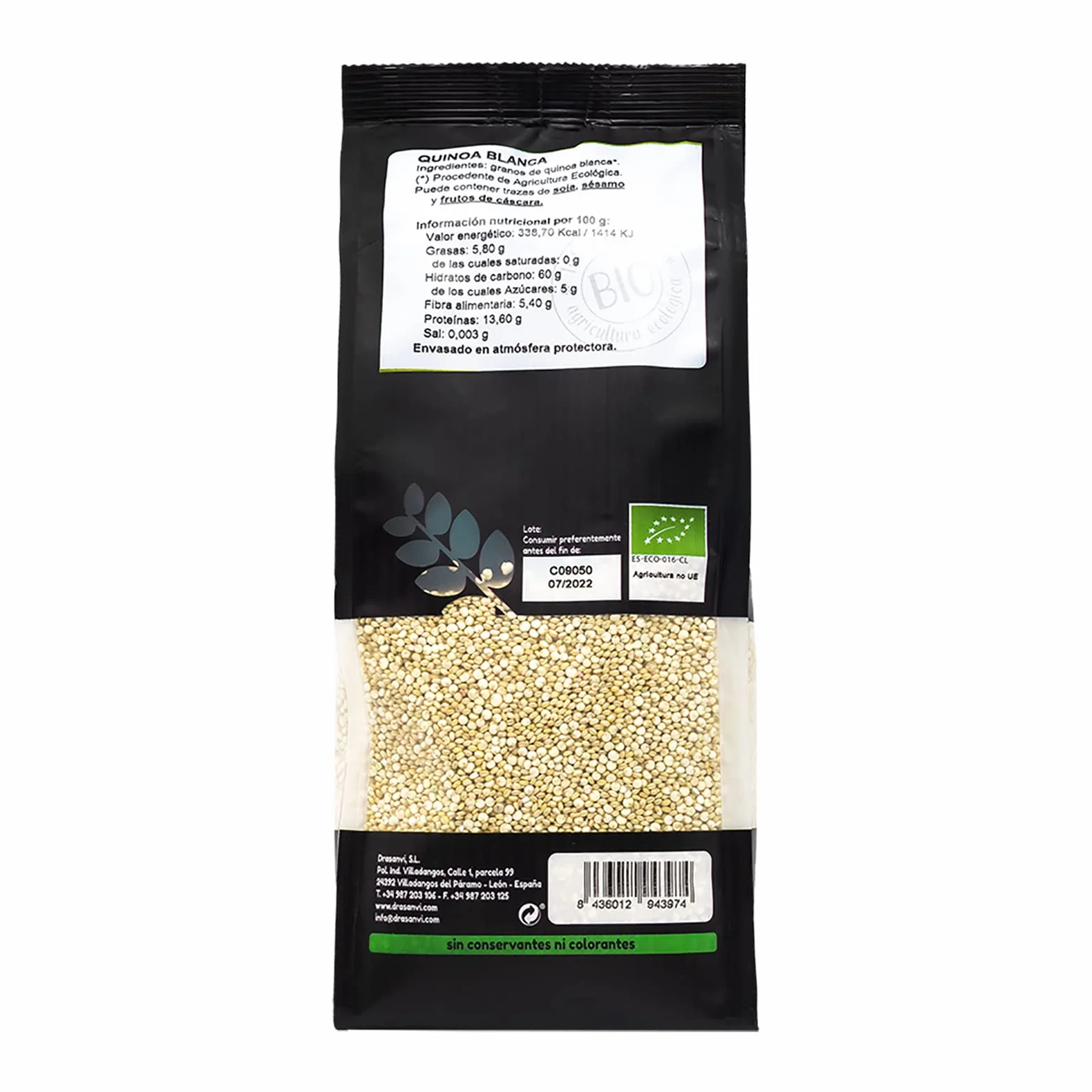 QUINOA BLANCA BIO 400G ECOSANA