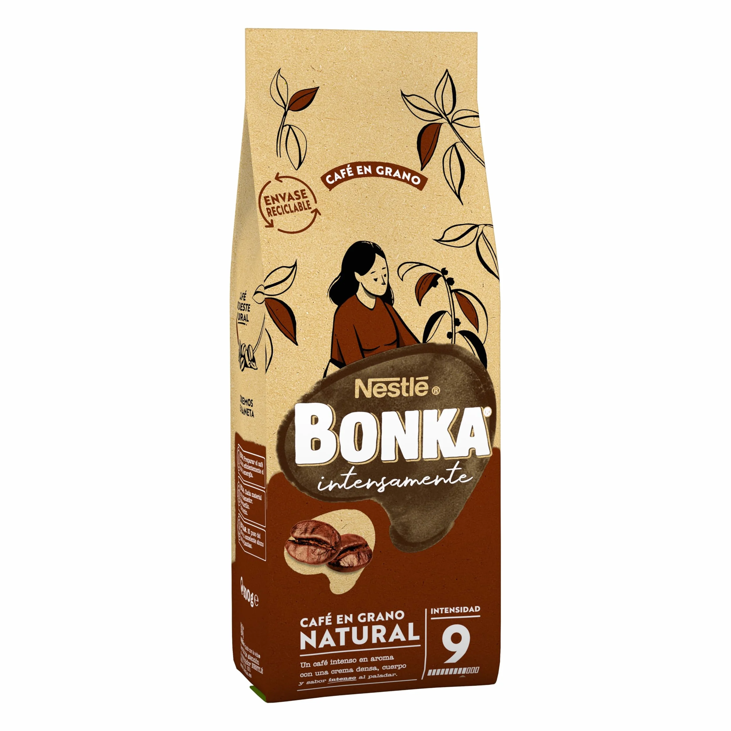 Bonka Café Tostado Grano Natural 500g