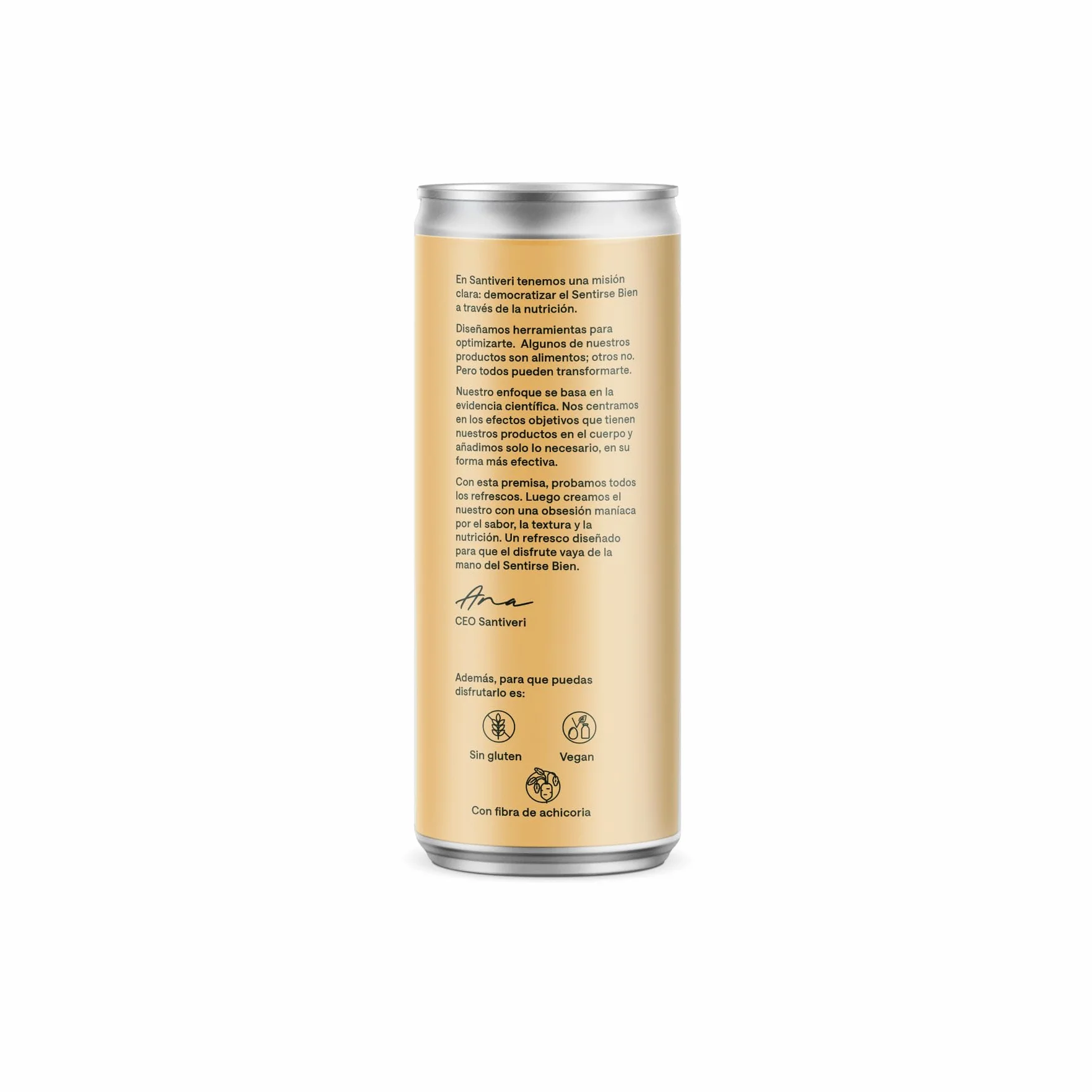 Santiveri - SANT Smart Drink, Bebida con Zumo Natural de Frutas y Fibra Prebiótica, Bajo en Calorías, Sin Azúcares, Ni Edulcorantes Artificiales - 12 Latas x 330 ml (Pack de 12, Naranja-Mango)