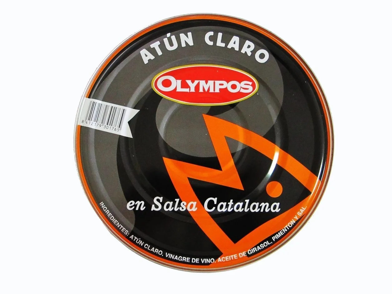 Atún claro en escabeche rojo o salsa catalana 1.8 kg.