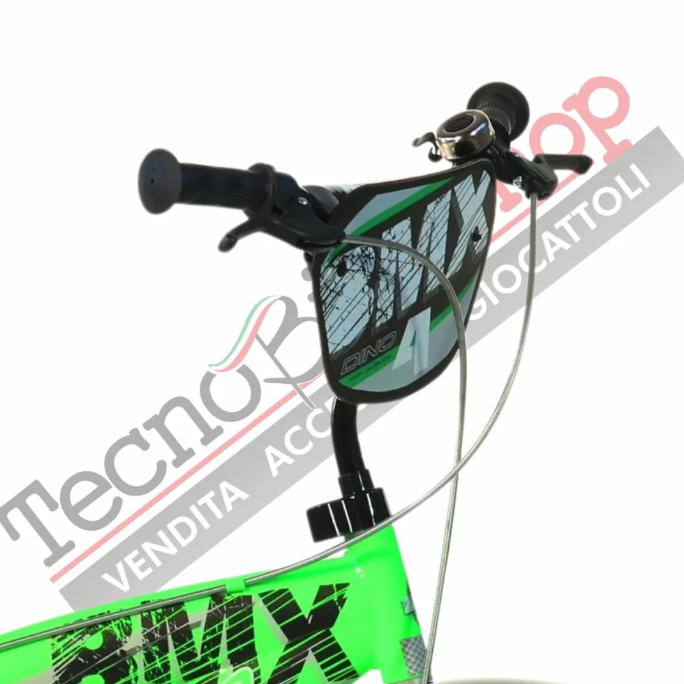 Bicicleta Niño BMX Dino Bikes 12-14-16 Pulgadas Negro/Verde