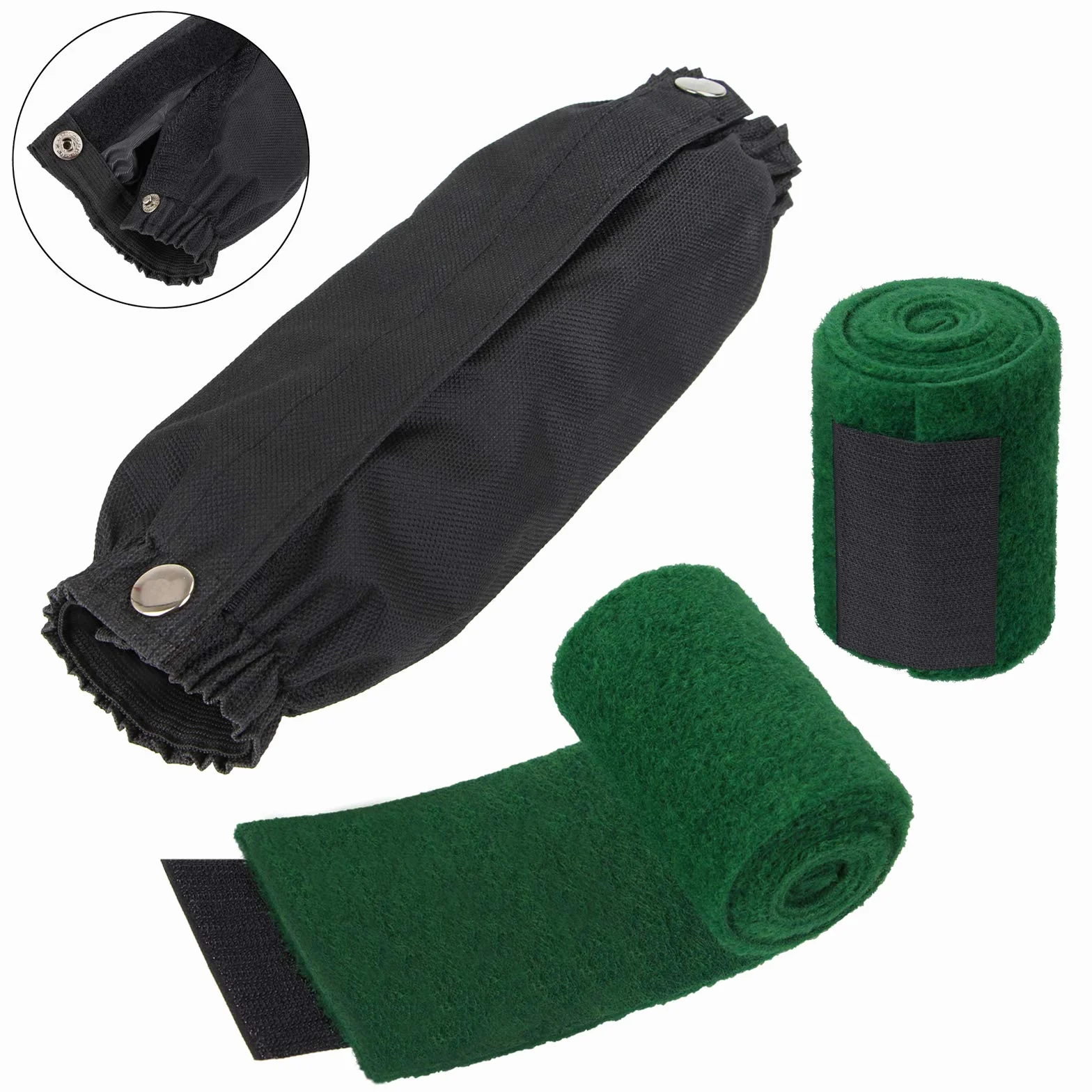 ALPIDEX Slackline Set 15 m con Protector de árbol y Trinquete