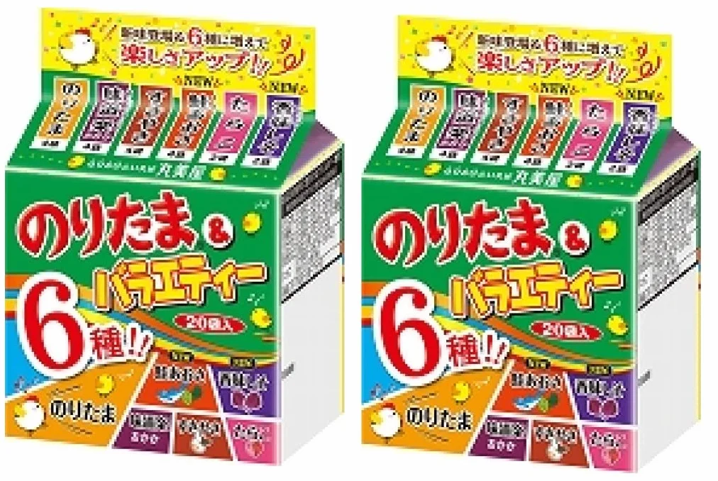 Marumiya Furikake Five Assorted Pack Noritama Ajidoraku Umaajisake Sukiyaki Tarako