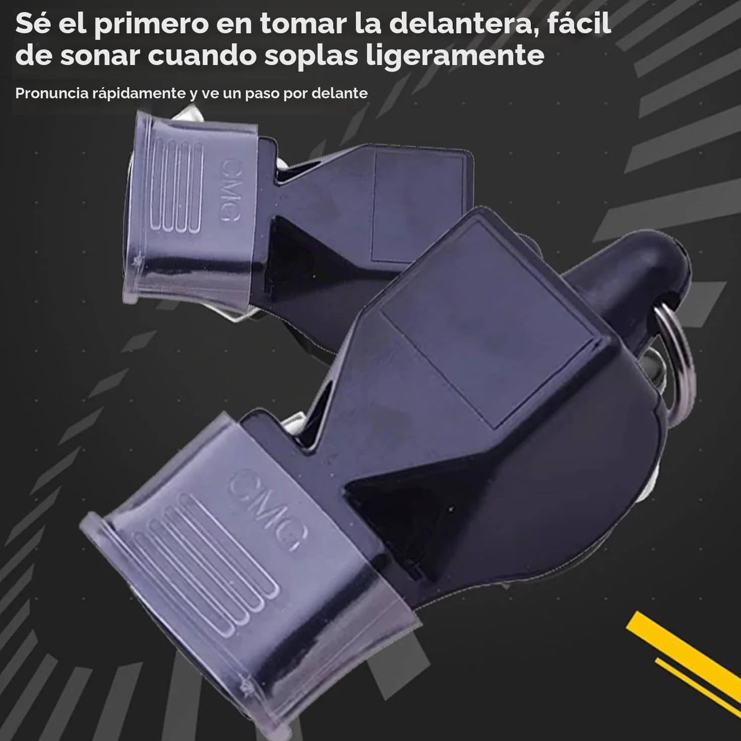 Silbato para Entrenador o Árbitro Deportivo Profesional con Cordón