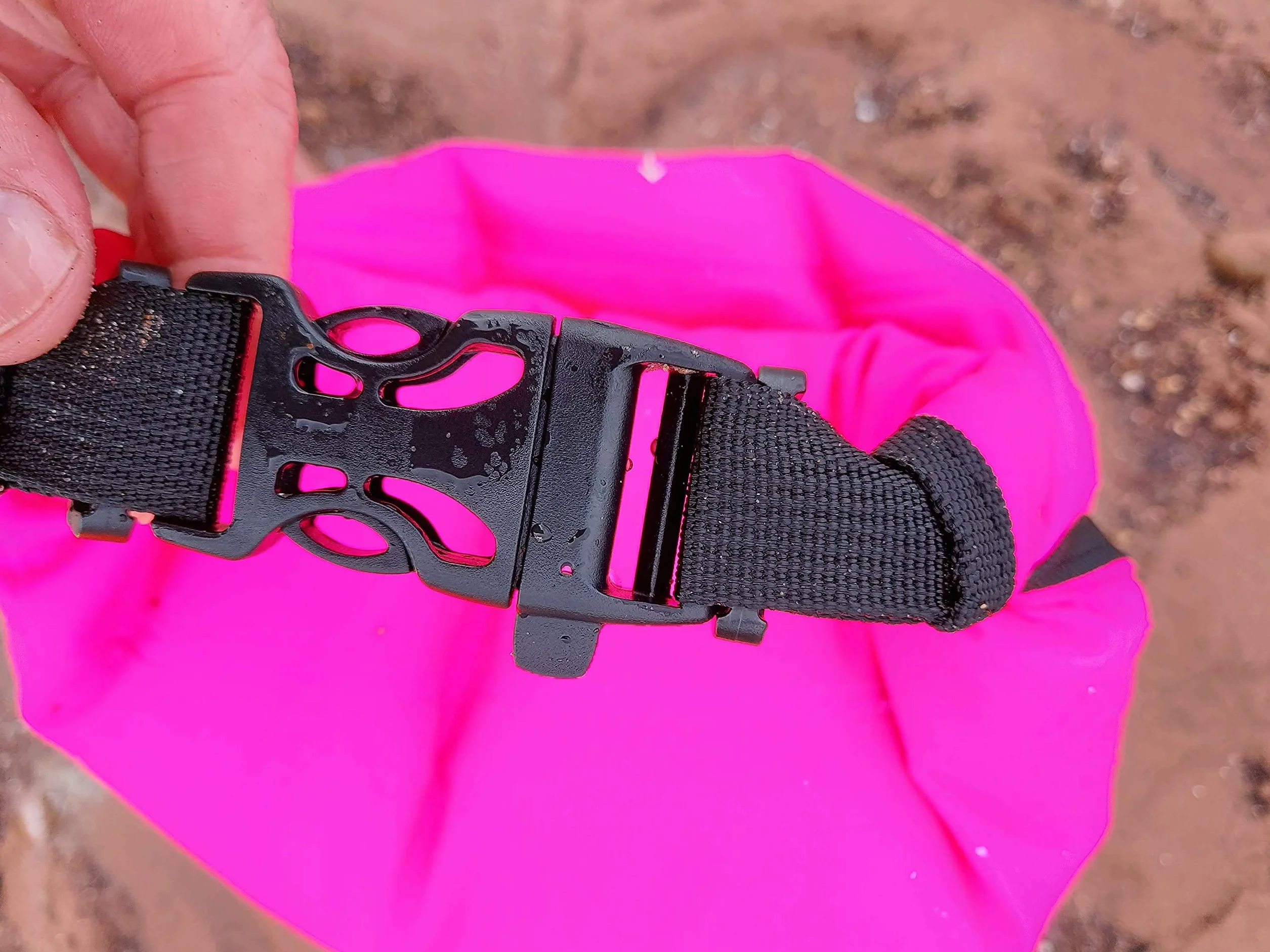 Flotador de remolque de natación, bolsa seca impermeable con cinturón ajustable, 28