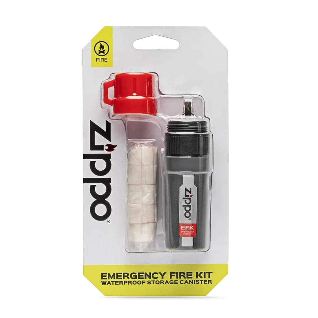 Zippo Pedernal de Supervivencia Kit Fuego Encendedor Emergencia Rueda Chispa Yesca Alternativa Ferrocerio Camping Bushcraft