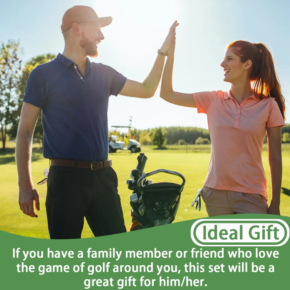 Juego de 12 marcadores de pelota de golf con clips magnéticos