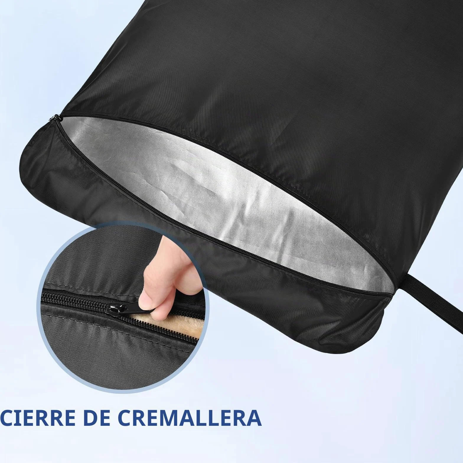 Bolsa Ropa Mojada 50x60CM Reutilizable con Cremallera Impermeable Wet Bag para Viaje Piscina Gimnasio