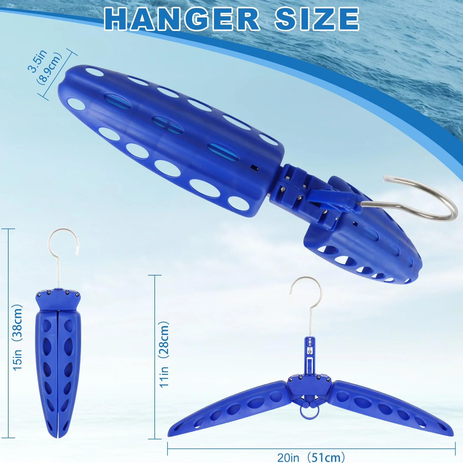 Percha para Trajes de Neopreno Gimilife Secador Plegable Ventilado Secado Rápido