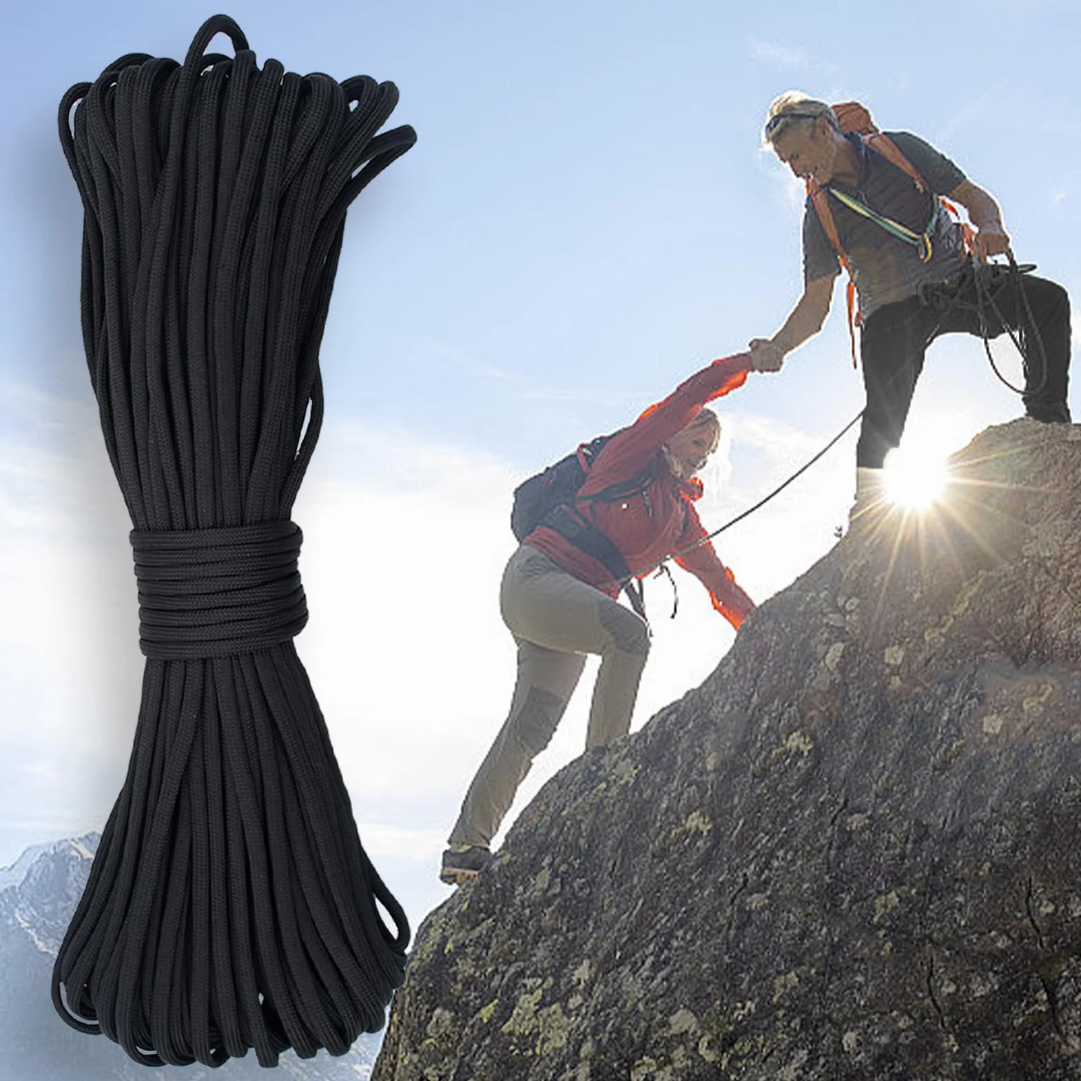 Paracord 7 Core Strands 4mm 31m 102ft Cuerda Camping Supervivencia