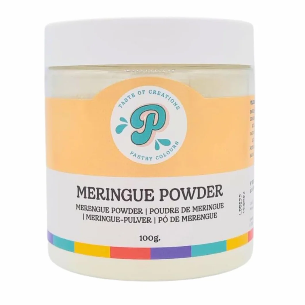 PASTRY COLOURS, Merengue en Polvo, Alto Contenido en Proteinas, sin Azúcar, Preparado para Merengue, Ideal Para Reemplazar las Claras de Huevo Crudas, 100 Gramos
