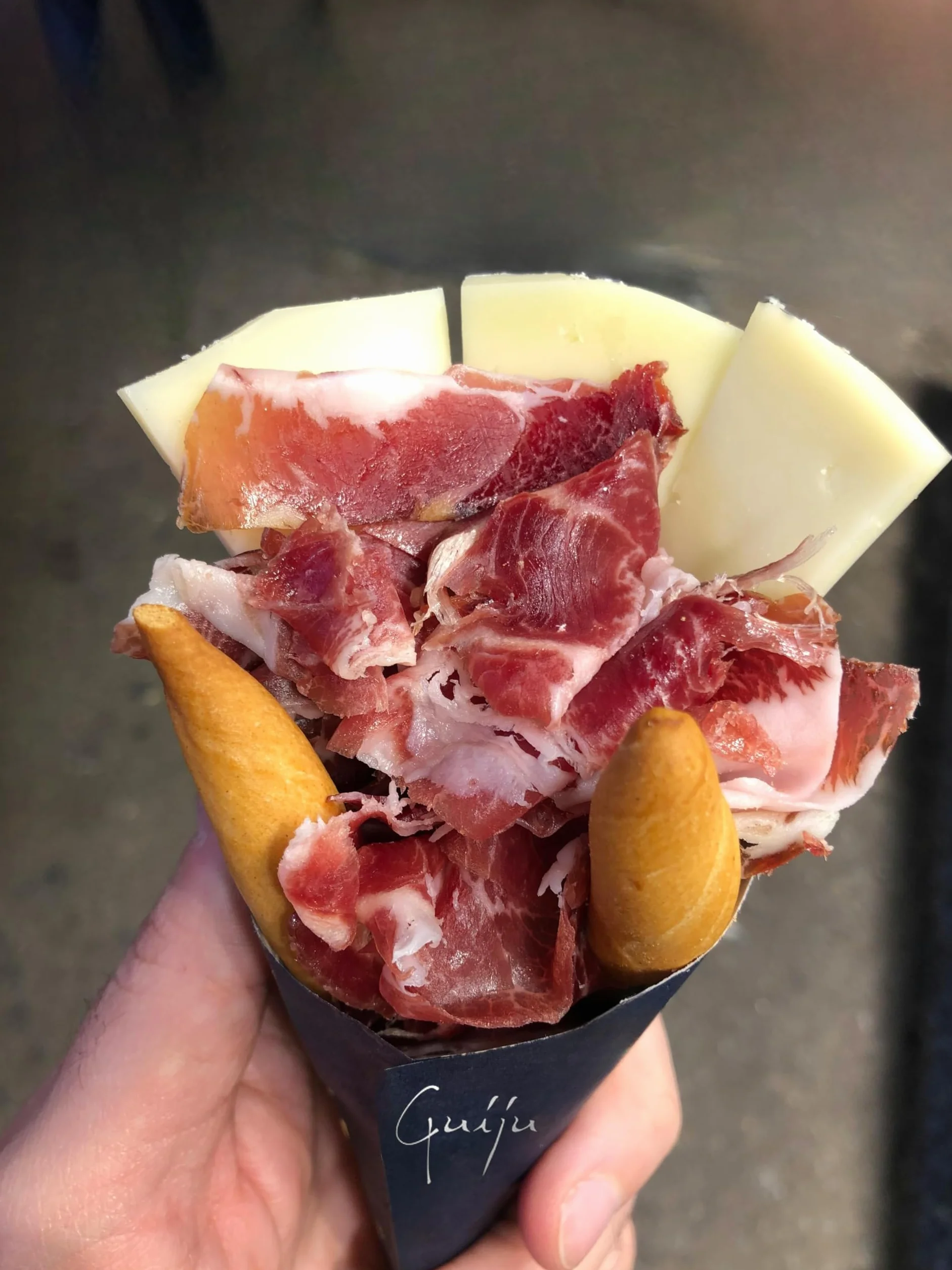 Jamón Ibérico de Bellota 100% Ibérico 10 platos 80 gr Guiju