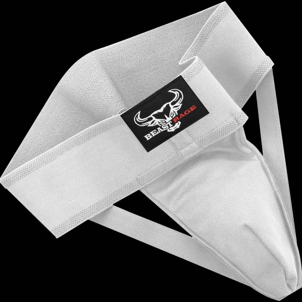 Protector de ingle de boxeo ajustable absorbente del sudor ventilado para hombre taekwondo karate BJJ