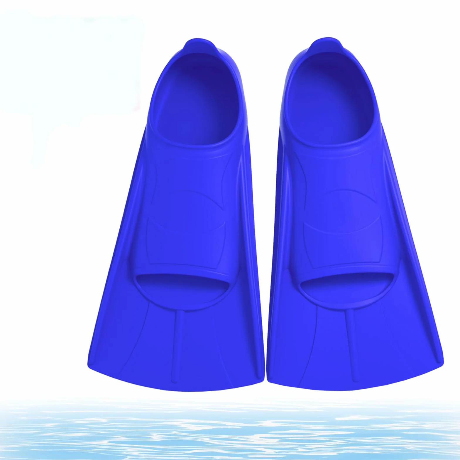 Aletas de Natación de Silicona para Niños, Cortas para Snorkel y Entrenamiento