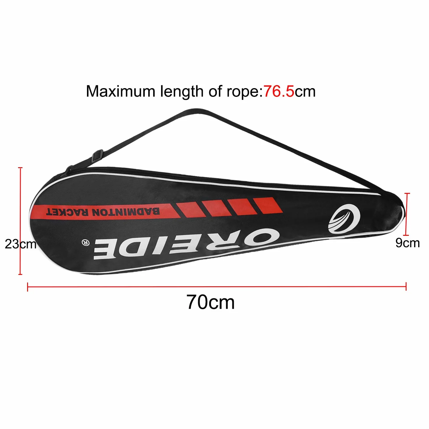 TINAYAUE Badminton Racket Bag 2-6 Rackets Waterproof Storage Case Portable