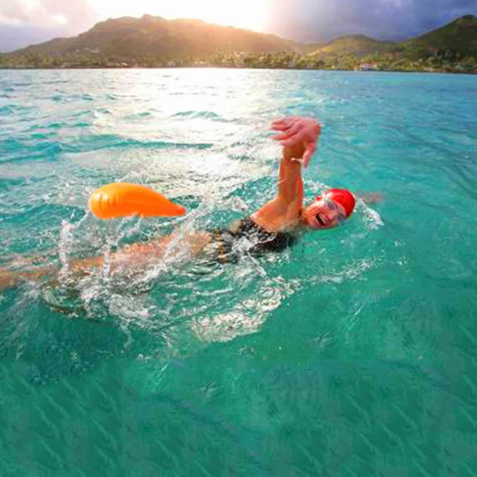 Boya de natación 20 L impermeable inflable bolsa seca flotador seguridad deportes acuáticos