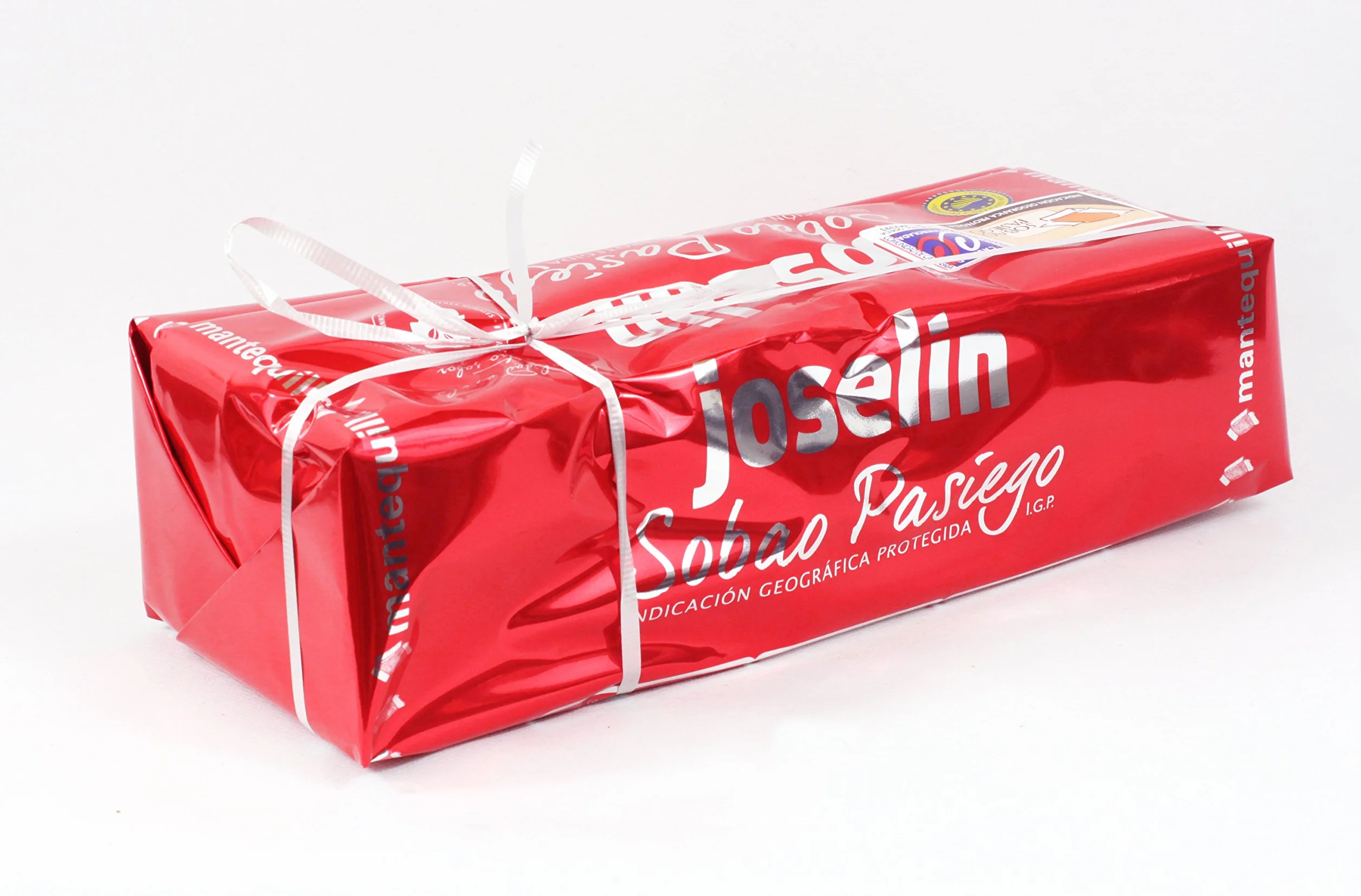 Joselín Sobaos Pasiegos Grandes, elaborados con Mantequilla, Calidad Controlada IGP Sobao Pasiego, Paquete de 6 Sobaos (850 gr)