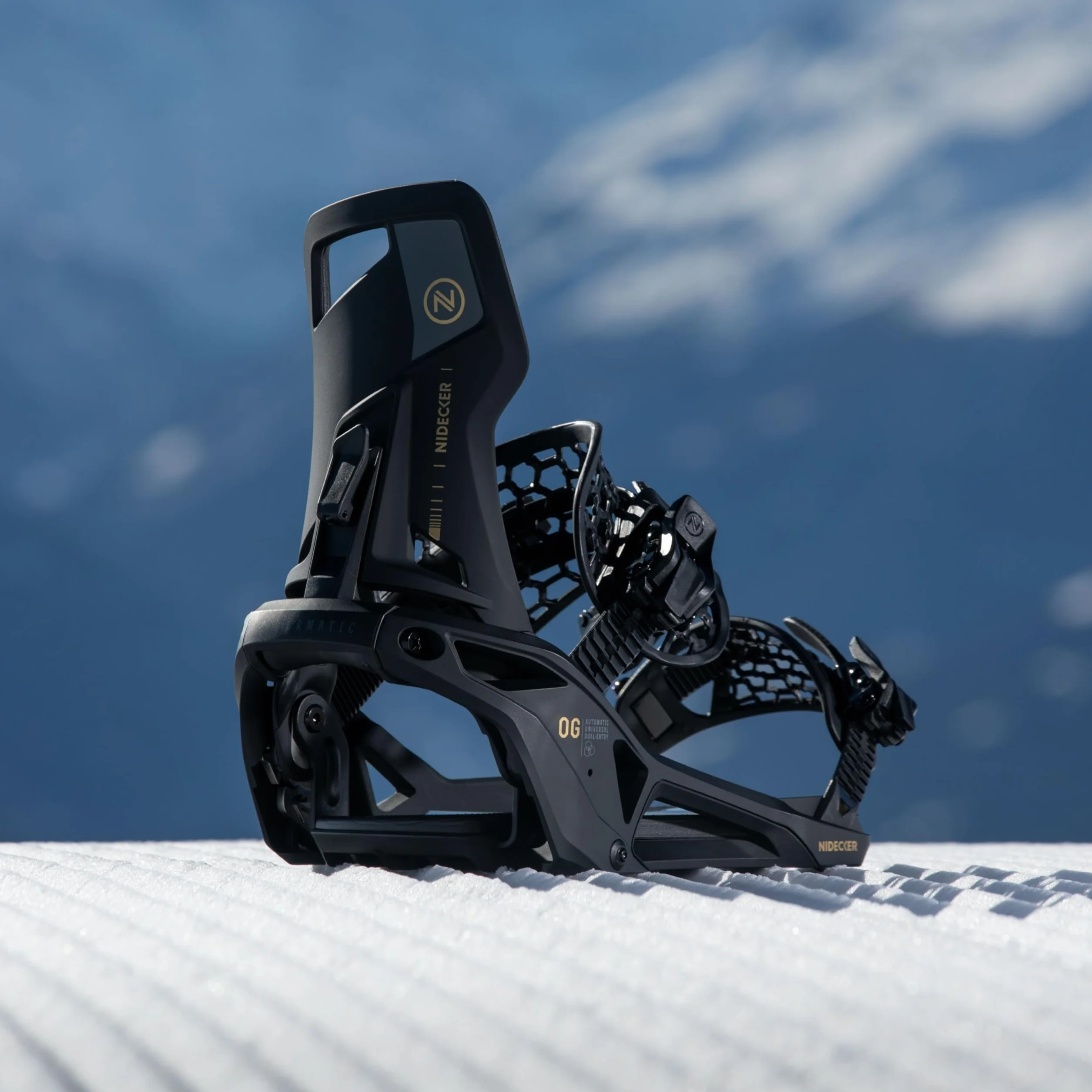 Nidecker Supermatic Snowboard Fijación Automática Universal Doble Entrada