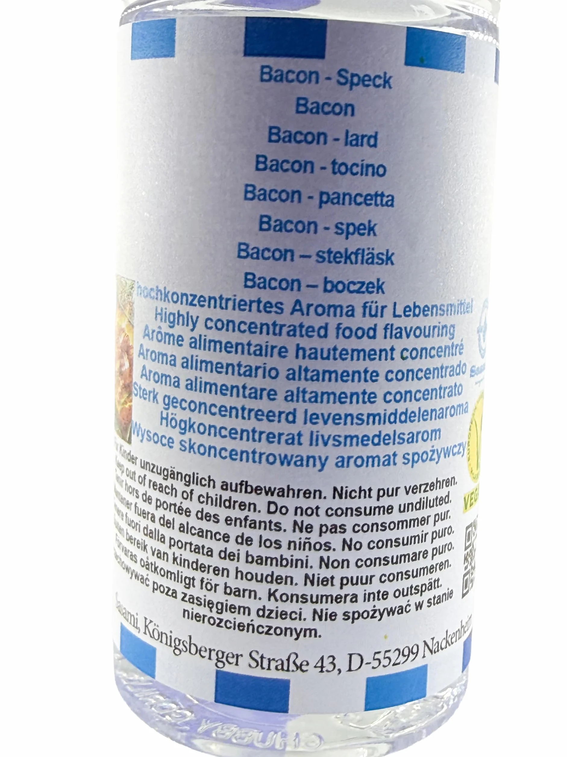 Bacon - tocino aroma concentrado - Vegano - Sasami - 10ml