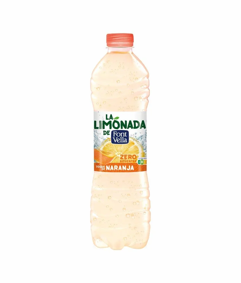 LA LIMONADA DE FONT VELLA DE NARANJA PET 1.25L (6 BOTELLAS)