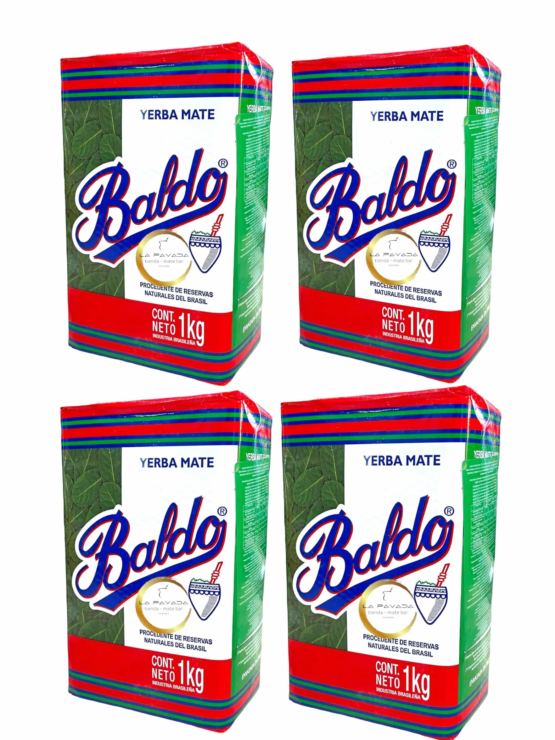 BALDO - Yerba mate P.U.1 - PACK 4un x 1kg