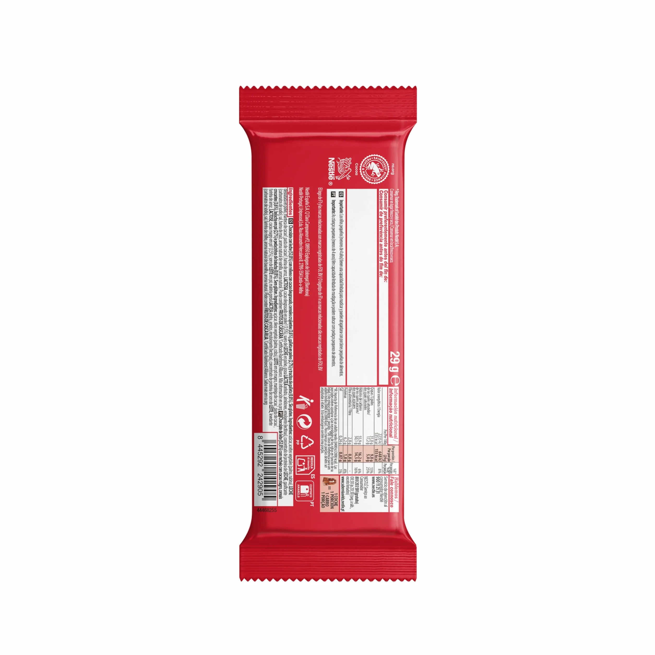 Kit Kat Fórmula 1 Mini Coche Chocolate 29g (30 unidades)